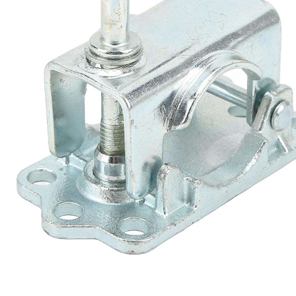 Anhänger Rad Gussklemme Gussklemme Verzinktes Eisen Anhänger Rad Stützständer Wagenheber Geteilte Gussklemme für Rohrdurchmesser 48mm