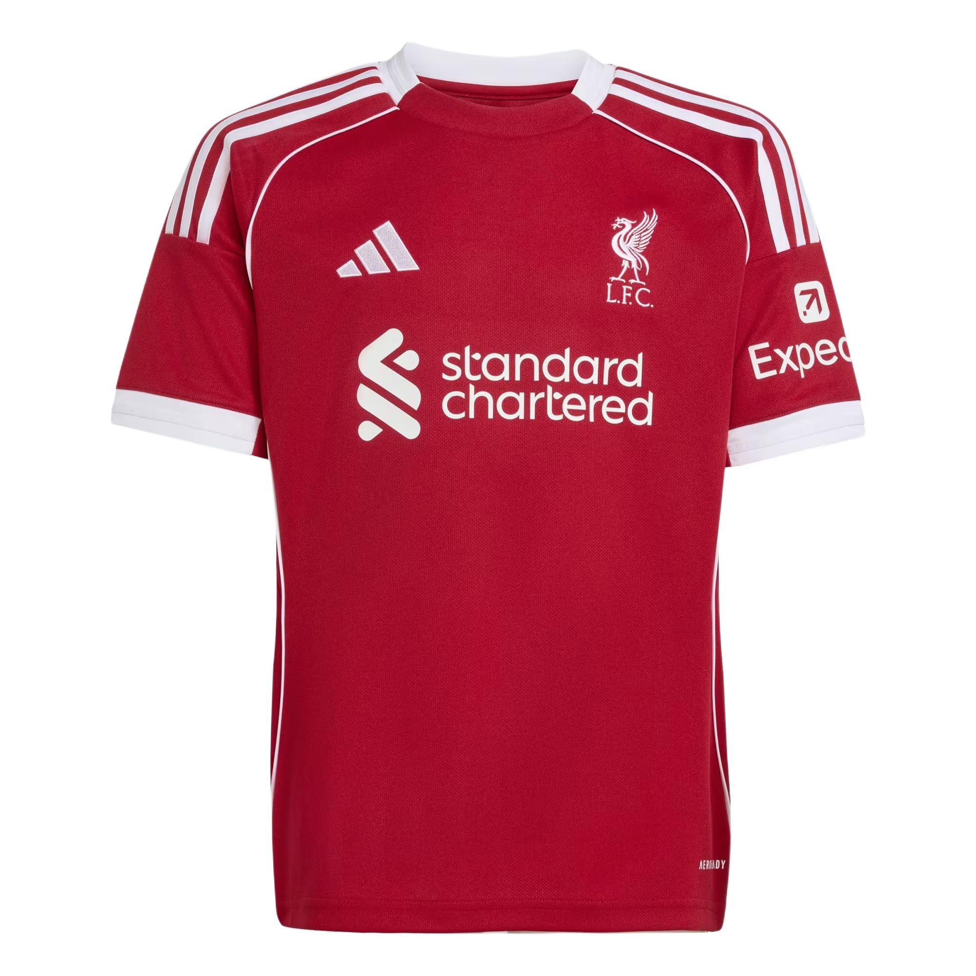 

Новая футболка Adidas AEROREADY Liverpool FC 25/26 Домашняя детская JV6436 128