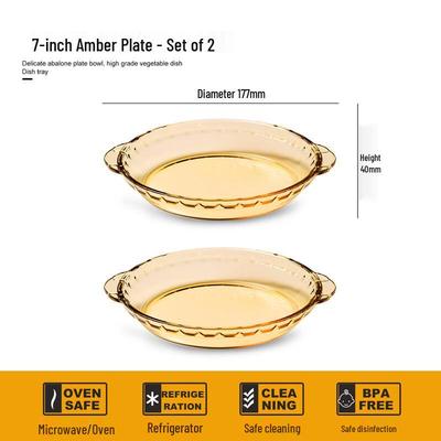 Wuhe Heat-Resistant Glass Baking Dish Set