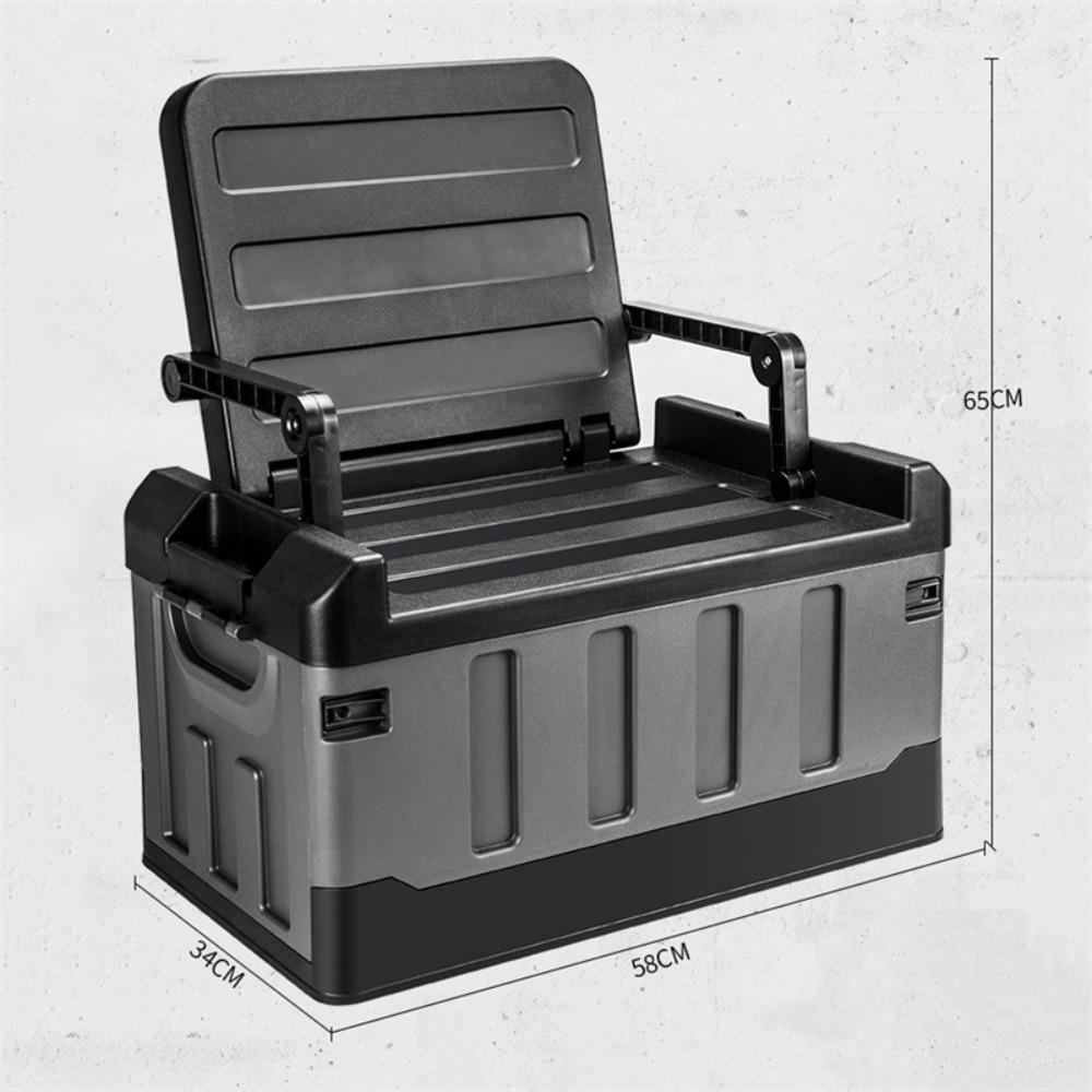 

Ящик для хранения сидя Большой вместимости Ящик для кемпинга Сиденье со спинкой Ящик для хранения Открытый Удобный ящик Рыбацкая скамья Большой рыбацкий ящик