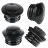 Für Harley Sportster XL883 XL1200 CNC Aluminium Motorrad Öltank Benzindeckel Pop-Up Dyna FXD Softail Fat Boy CVO Chrom Schwarz