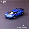 1/64 Scale Bugatti CH110 Type of Vehicle Diecast Simulation Classic Sport Vehicle Model Toy Collection Gift Children