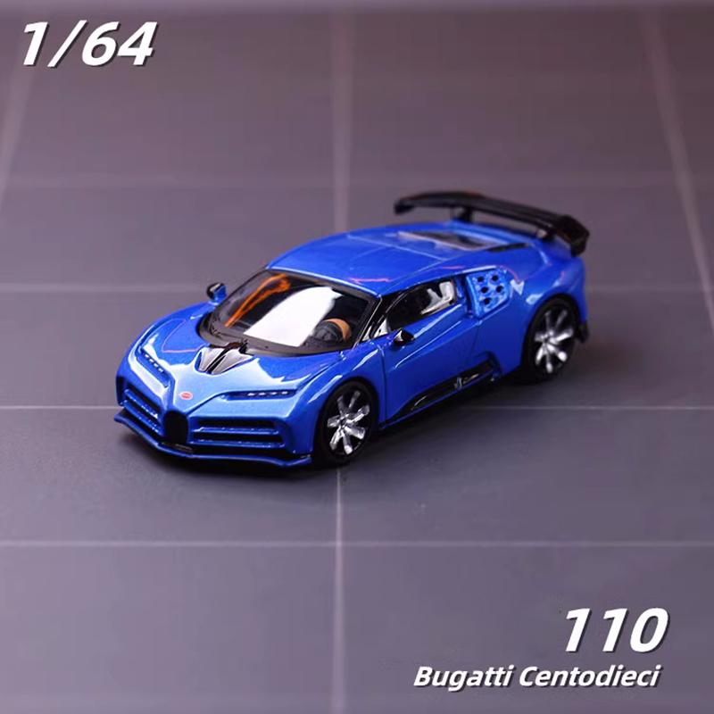 1/64 Scale Bugatti CH110 Type of Vehicle Diecast Simulation Classic Sport Vehicle Model Toy Collection Gift Children