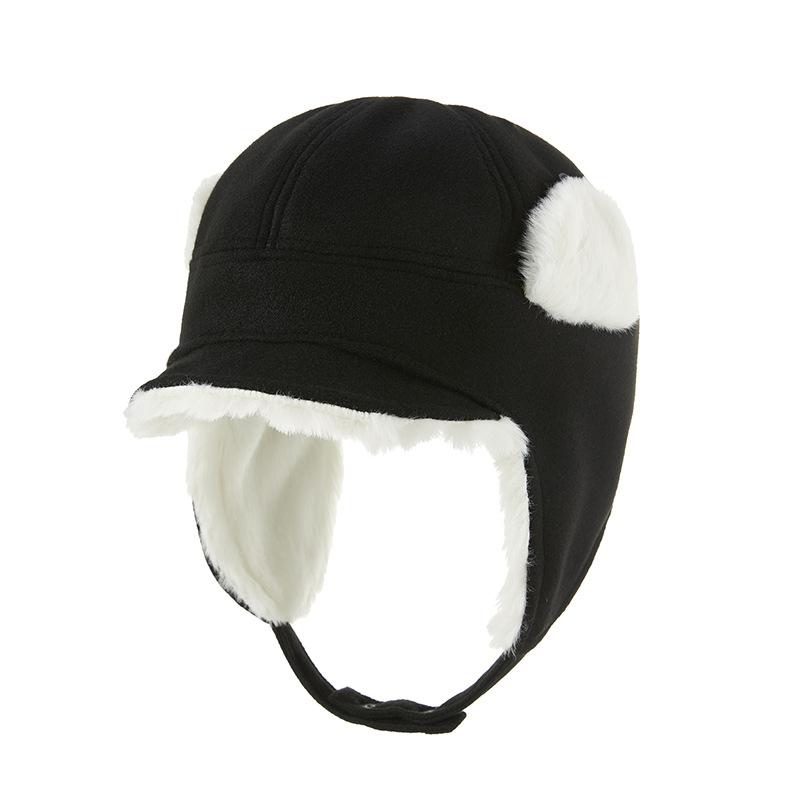 Winter hat women's autumn and winter warm, antifreeze and cold, ear protection, fluffy hat, snow ski hat