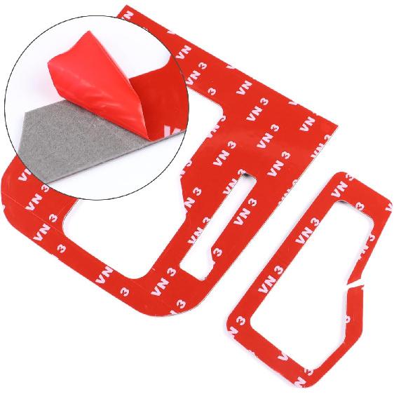 AIRSPEED for Subaru Forester 2025 2026 Soft Carbon Fiber Gear Shift Panel Cover Center Console Interior Trim Black, General Version