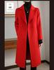 Women's Mid-Length Slim-Fit Wool Coat - 2025 Spring/Autumn Collection