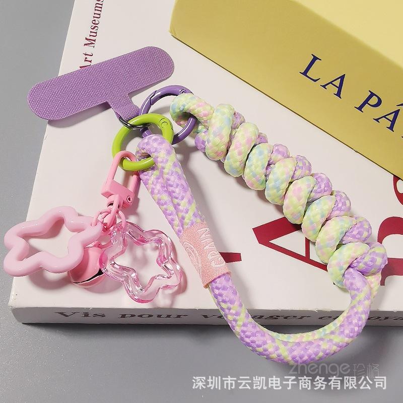 

Ремешок для мобильного телефона, Ремешок на запястье, Стиль Инс, Двухпрядное плетение, Прочный и долговечный, Веревка для руки для пеших прогулок на открытом воздухе, Защита от потери для мужчин и женщин Pack of 1 коричневый