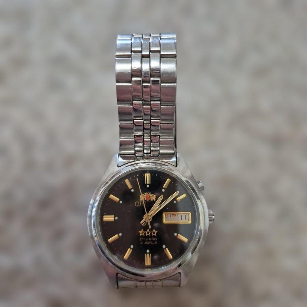 Used ORIENT Crystal 21JEWELS Automatic Watch