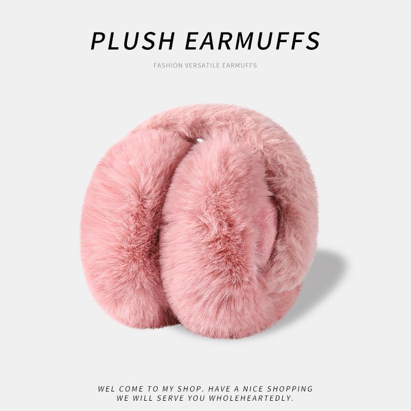 Winterverdickte Plüsch-Ohrenschützer: Warmer, Niedlicher, Faltbarer Ohrenschutz für Frauen, Männer und Studenten