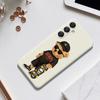 For Samsung Galaxy A16 5G/4G Case Cool Bear Pattern Printing Straight Edge TPU Phone Back Cover