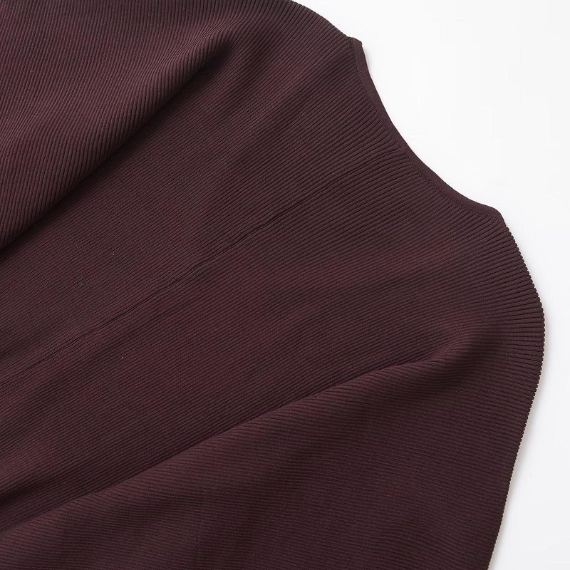 Kaslead New Arrival Women's Clothing Fashion Style Sunken Stripe Large V-neck Knitting Tops Casual Straight Trousers Suit