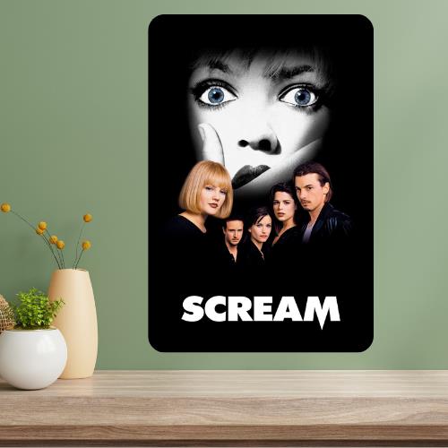 Scream Metal Movie Poster Sign 20x30cm(7.8x11.8inch)