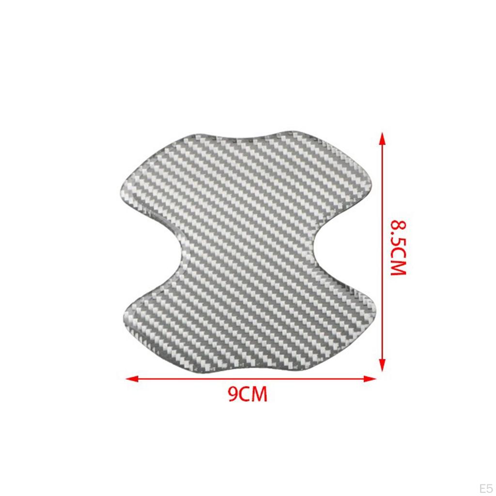 4 Universal Car Handle for Door Scratches Protective Films Stickers