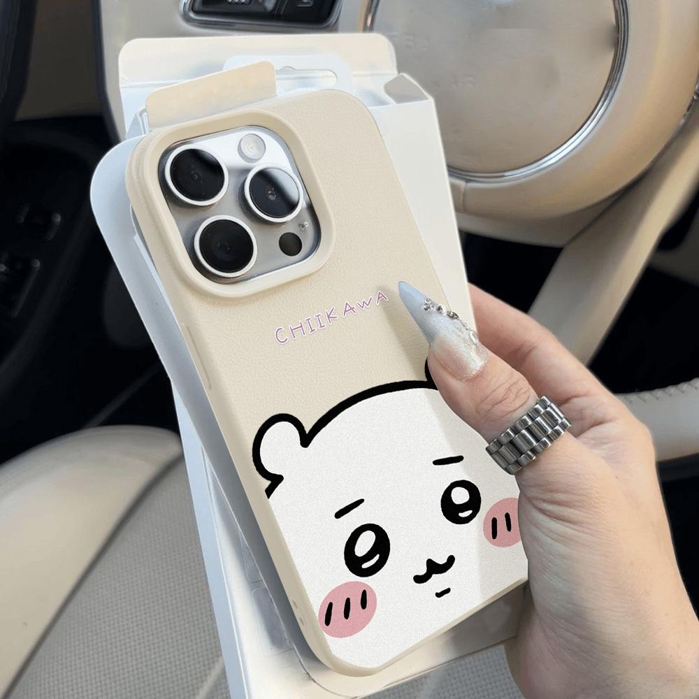 Phone Case for iPhone 11 13 Case iPhone 12 14 15 16 Pro Max 12 Pro 15 Plus Leather Painted Waterproof Drop-proof and Wear-resistant Cartoon