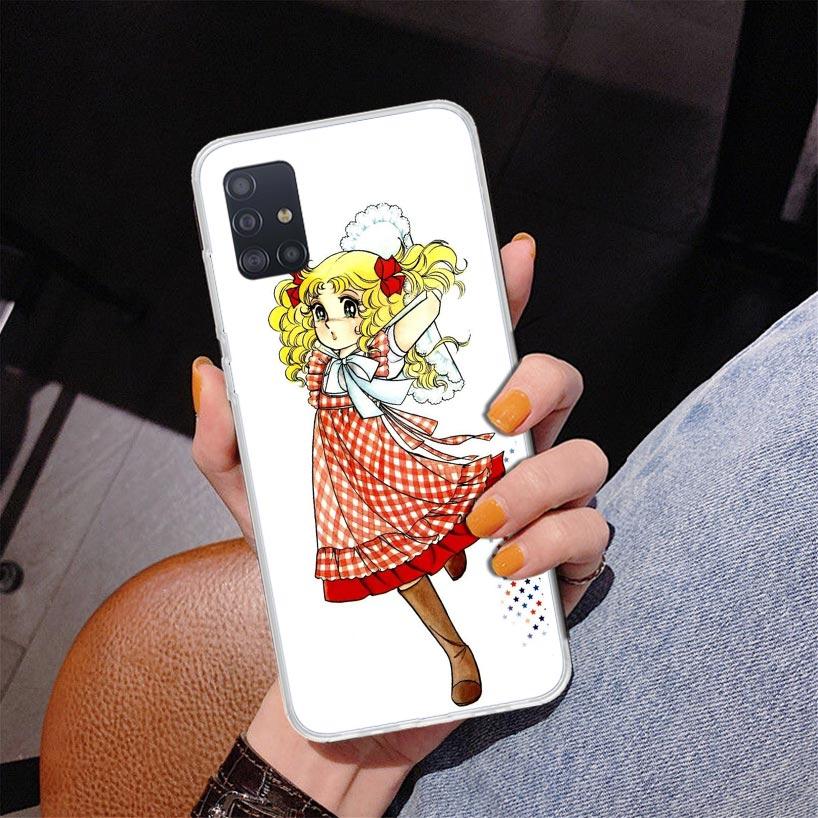 Anime Candy Phone Case For Samsung Galaxy A52 A32 A22 A12 A51 A31 A50S A30S A20S A10S Note 20 Ultra 10 Plus S10 A72 A71 Galaxy A
