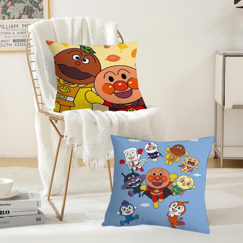 Classic Anime Aanpanman Pillow Case Suitable For Bedrooms Living Rooms Cars Home Decoration