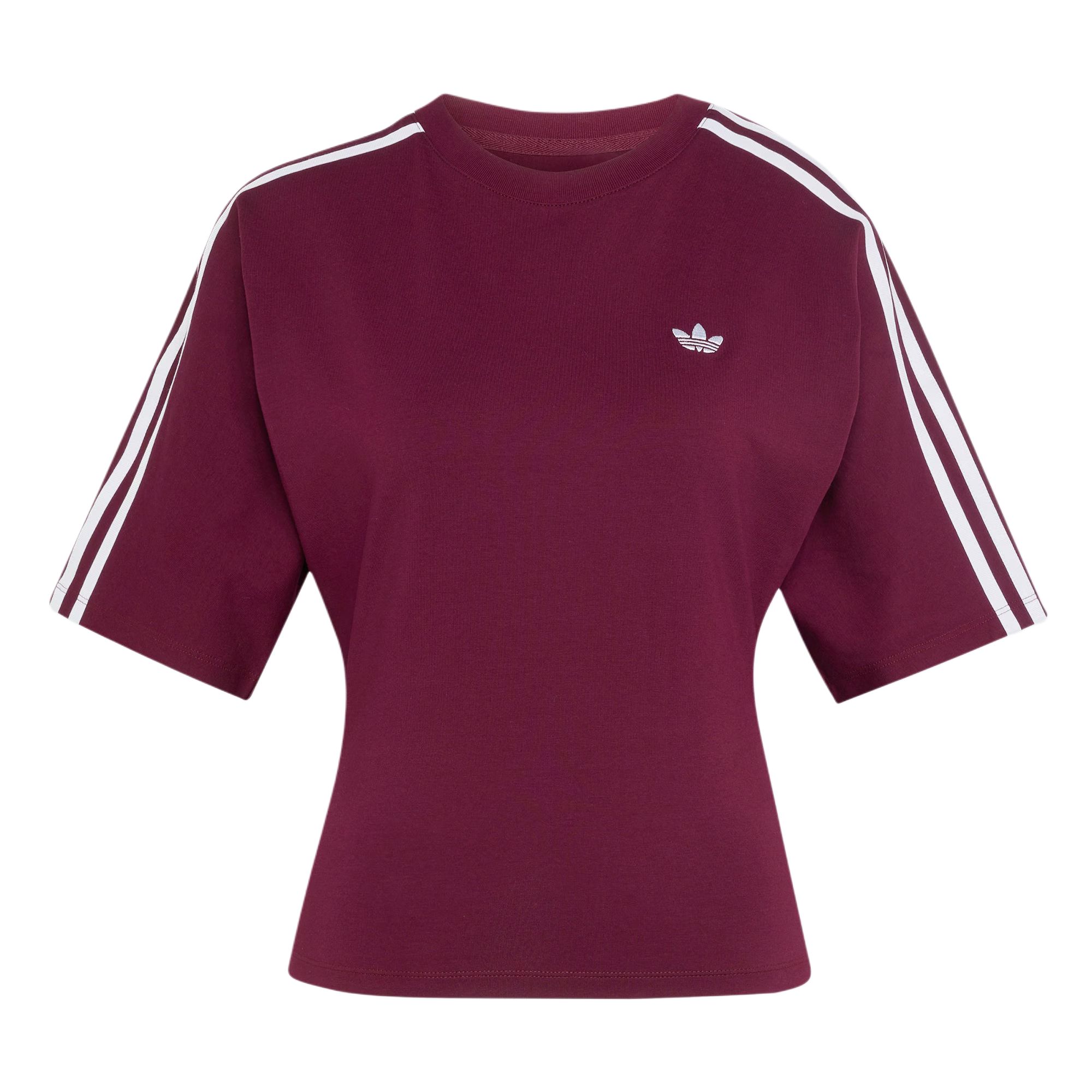 Adidas Originals Adilenium 5.0 Slim Three Stripes Fitted Round Neck Sports Short Sleeve T-Shirt Women Tops KY5092 XS