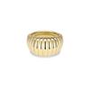 Dorocy 14K Pleated Dome Hollow Ring (Size 6/14) (Type A)