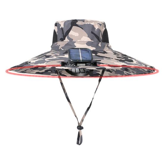 

Солнечная шляпа-веер с широкими полями, двухрежимные вентиляторы, аккумулятор 800 мАч, шляпа для рыбалки на открытом воздухе, для пеших прогулок, езды на велосипеде, рыбалки G