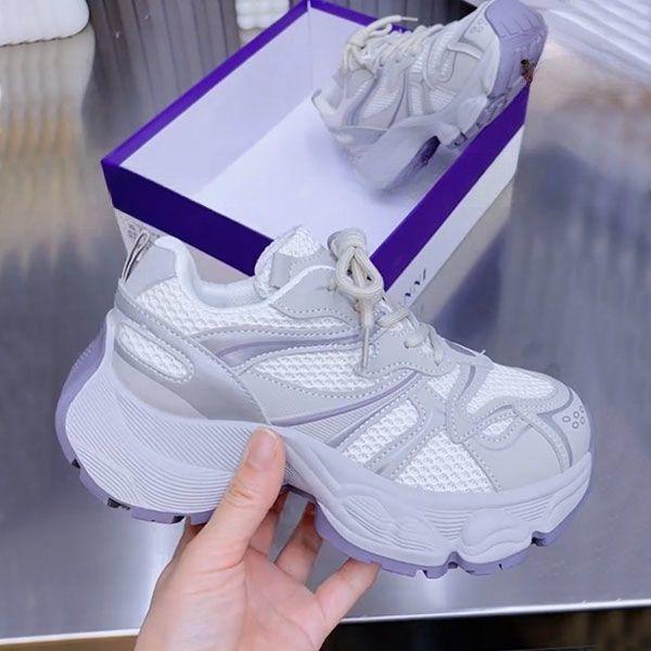 Dad Shoes Women's Spring and Autumn New Fashion Versatile Mesh Breathable Platform Casual Sneakers Ins