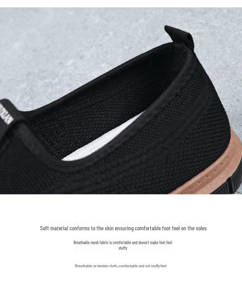 Men's Summer Casual Breathable Fly-Knit Shoes - Versatile & Odor-Free