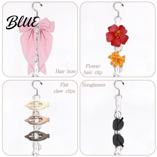 Fashionable Hair Accessory Display Boho Clip Organizer Braided Vertical Claw
