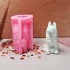 Dog Silicone Candle Molds for Candle Soap Fondant Silicone Molds for Chocolate Cake Baking Cement Clay Silicone Molds