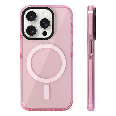 Διαφανής Θήκη Κινητού Χρώματος Νέον MagSafe για iPhone 17 15 16 Pro Max 13 14 12 11 Ασύρματη Φόρτιση Μαλακό Κάλυμμα Προφυλακτήρα Σιλικόνης