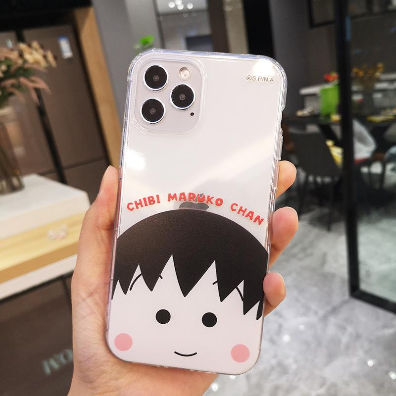 Cherry Maruko iPhone12 Mobile Phone Case Is Suitable for 12promax Cartoon Apple XS Women's 11 Silicone Soft Case.