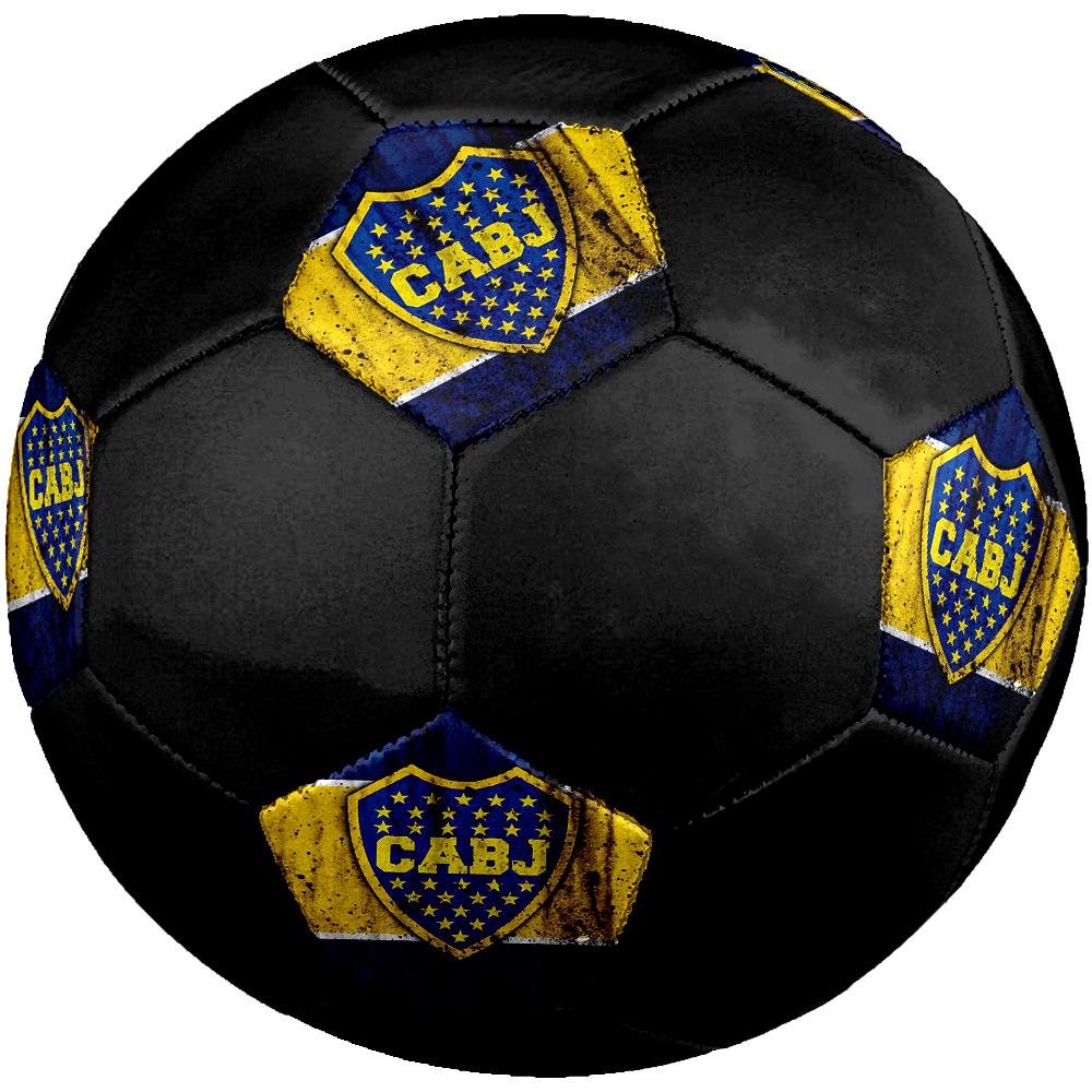 Pallone da Calcio Boca Juniors, colorato, adatto a tutte le età, cucito a macchina, materiale PVC, qualità da competizione, resistente e con elevato rimbalzo