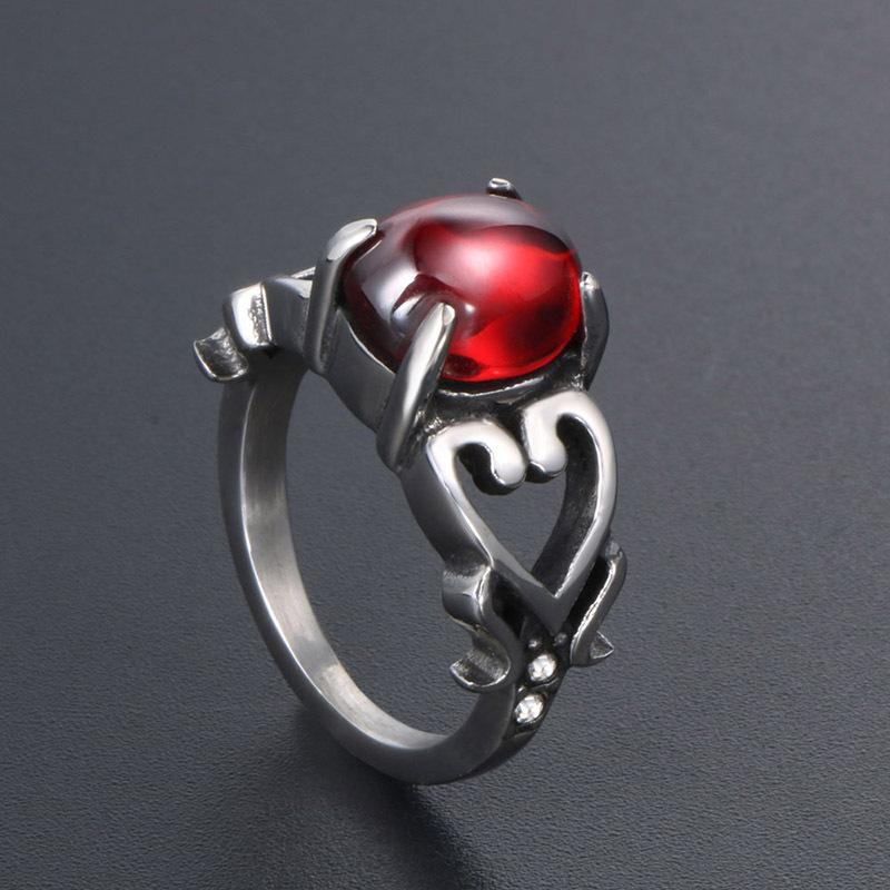 

2026 European and American Trend Hollow Love Gem Refers To Personalized Couple Ring Jewelry 10