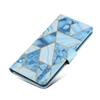 For Samsung Galaxy S25 Edge Case Lacquered Marble Pattern Leather Phone Cover