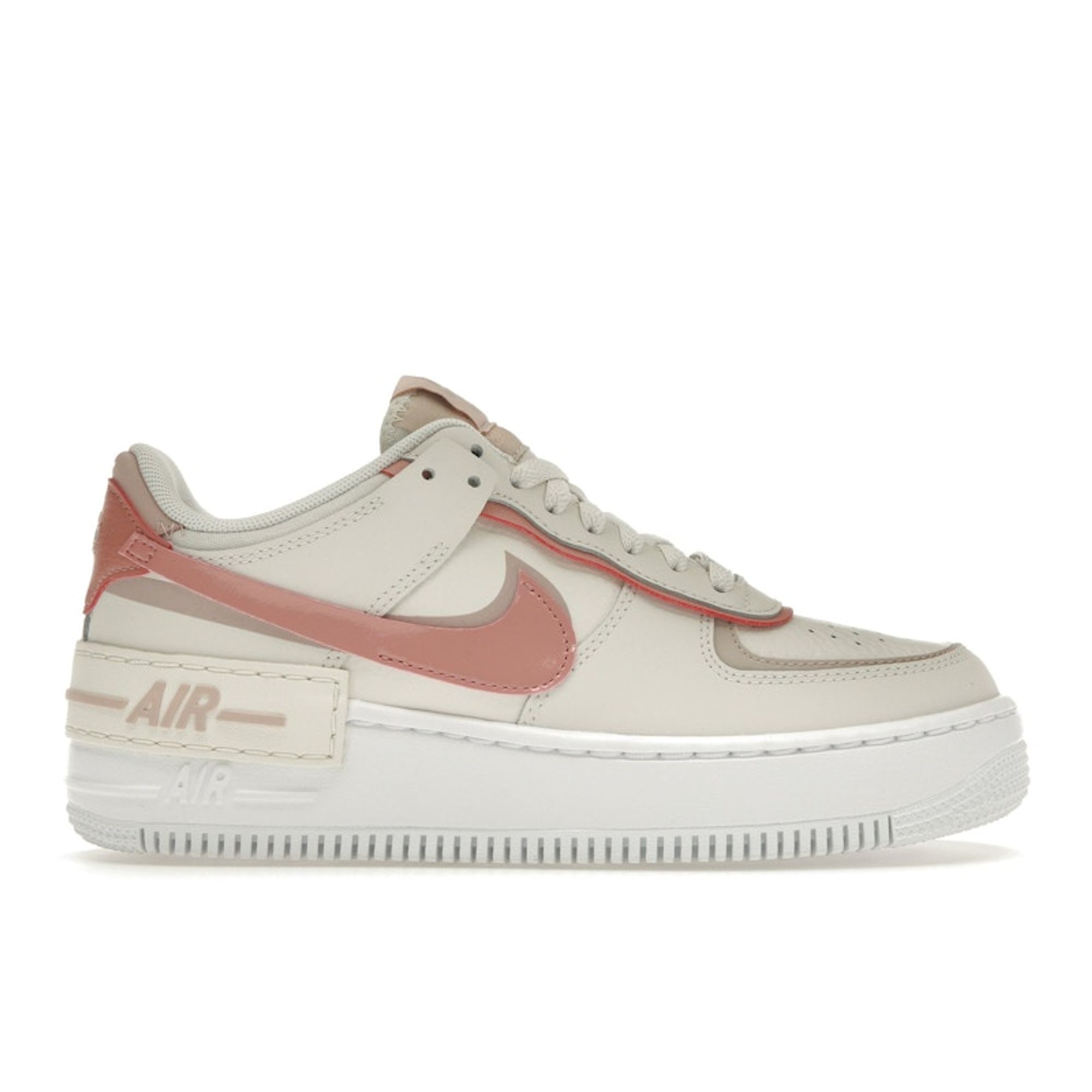 

Nike Air Force 1 Shadow Phantom Pink Oxford Женские кроссовки Белый Красный-Звездная пыль DZ1847-001 35.5