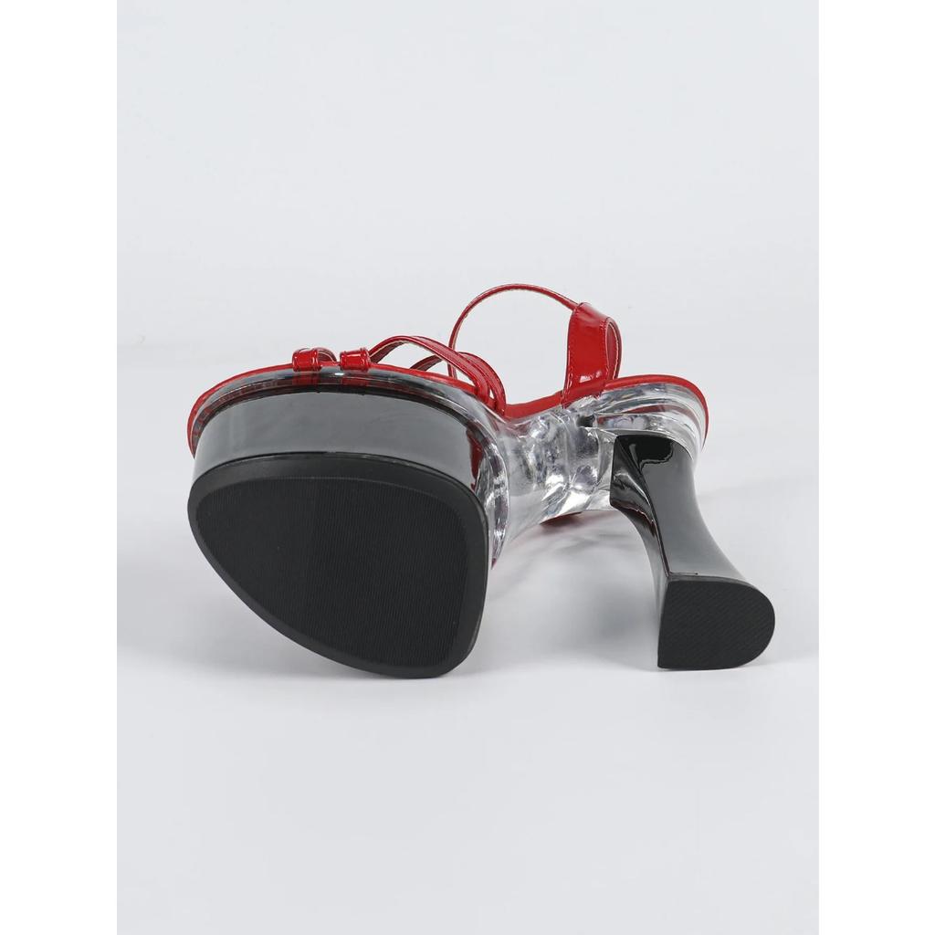 17 cm hoch, Keilabsatz, coole Pantoletten für Damen, Sommer, wasserdicht, rutschfest, dicke Sohle, sexy, vielseitige Schuhe LFD-10367-Q5