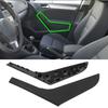 2-Doors Black Left and Right Interior Door Pull Handle Cover Panel Trim For VW Golf 6 GTI MK6 2009-2013 5K3868039A 5K3686040A