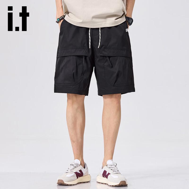Izzueit Men s Quick-Dry Multi-Pocket Cargo Shorts L