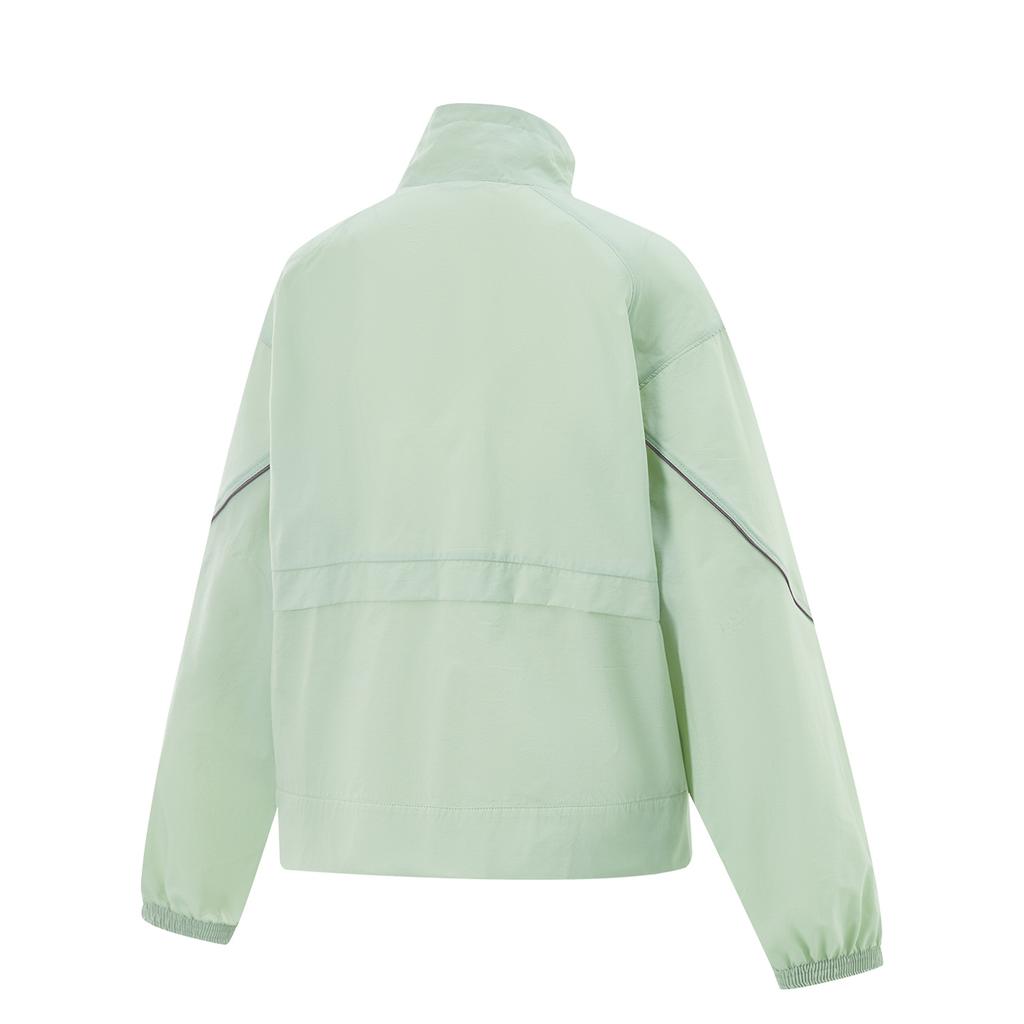 Li Ning Fitness Series Color Block Zipper Stand Collar Comfortable Breathable Versatile Sports Windbreaker Women outerwear AFDV270-5