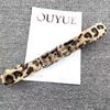 Y2K Pink Polka Dot Leopard Print Plush Belt - Retro Hot Girl Style Accessory