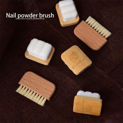 Nail Brush Wood Nail Brush Foot Dead Skin Grinding Scrubbing Tools Nail Art Accessories Cleaning Brush Manicure Supplies