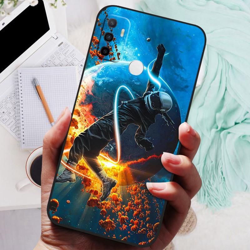 For OPPO A32 A53 A53S 2020 Case Lion Wolf Silicone Soft Back Cover For OPPO A15 A15S A35 Phone Case Protective Shell A53 2022