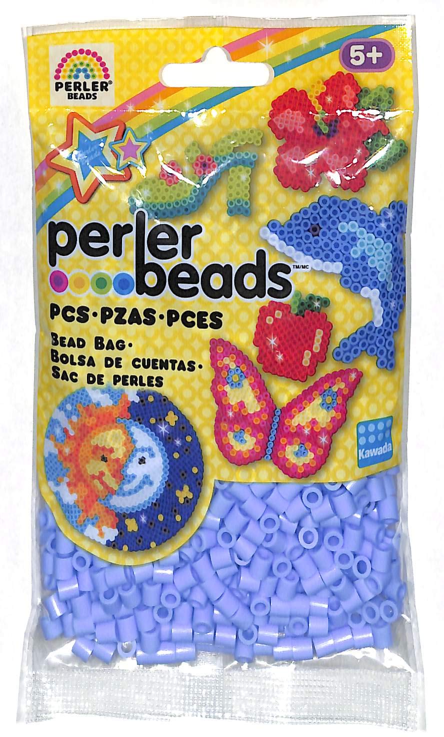 

Бусины Perler одноцветные черничные K15093