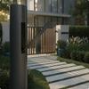Mailbox Mounting Bracket Angled Post Mount Metal for Homeowners, Curbside, Driveway