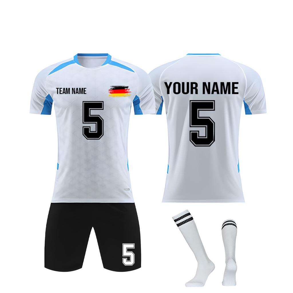 Personalised Shirts Kit Mens Girls With Name Number Custom Football Jerseys For Boys Training Suit