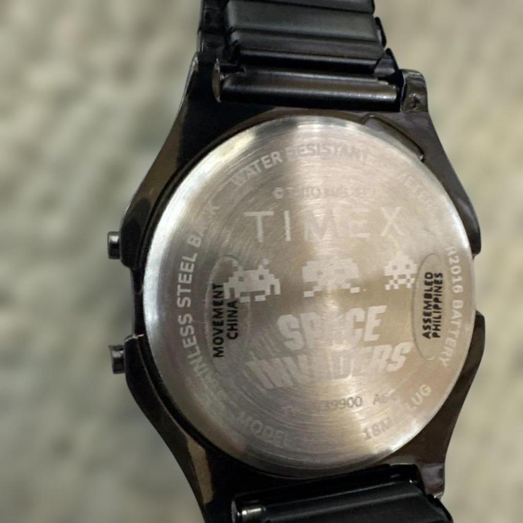 Used TIMEX SPACE INVADERS Limited Digital Watch Unused