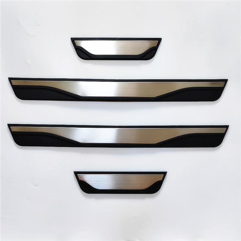 Automatisk Dörrtröskel Instegsskydd Bar För Förthing T5 EVO 2024 Rostfritt Välkomstpedal Slitplåt Trim Biltillbehör