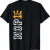 No Kings Protest Sign Nope T Shirt Vertical Simple Bold Text