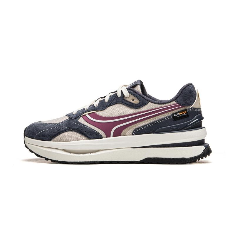 Li-Ning Zhengrong M1000 Men Low-top Casual Shoes Off-white Blue Red AGCU165-3 42
