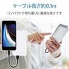 Elecom Lightning Kabel Lightning iPhone Ladekabel Standard [Kompatibel mit iPhone 13 / 12 / SE (2. Generation)] Apple-zertifiziertes Produkt 0,1 m (1