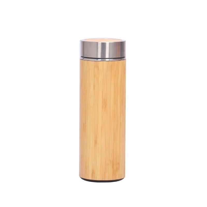Creative Portable Bamboo Travel Coffee Mug - Vacuum Insulated