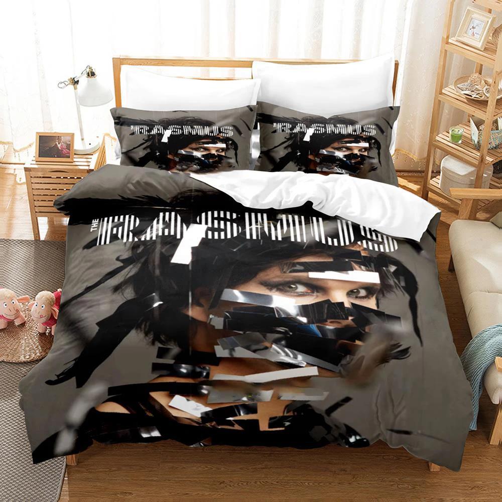 Popular The Rasmus Bedding Set Single Twin Full Queen King Size Duvetcover Adult Boys Bedroom Anime Bed Sheet Set